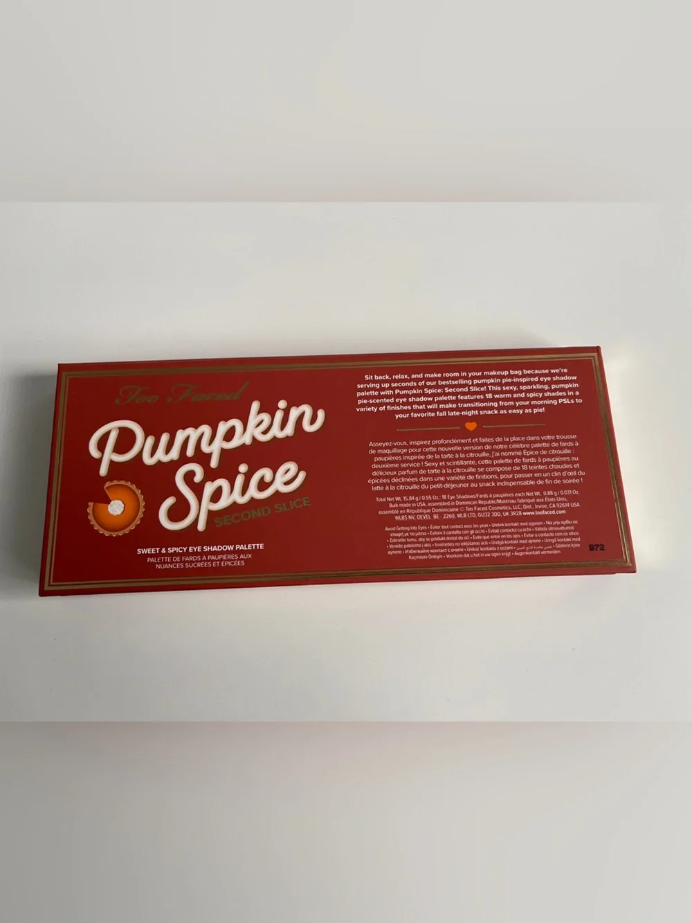 Pumpkin Spice Second Slice by Too Faced Sweet & Spicy Eye Shadow Palette